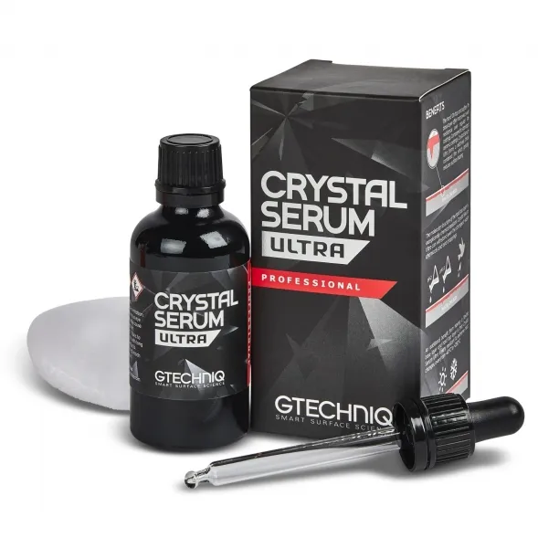 Package 4, Crystal Serum Ultra from GTechniq. Only for accredited installers only, provides up to 9 years guaranteed protection for your cars paint.